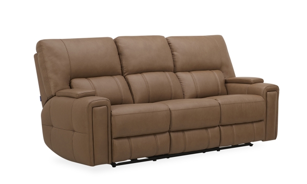 Picture of Harrison Butternut Leather Triple Power Sofa