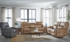 Picture of Harrison Butternut Leather Triple Power Sofa