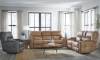 Picture of Harrison Butternut Leather Triple Power Sofa