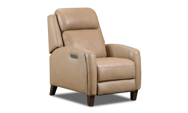 Picture of Presley Toast Leather Triple Power Recliner