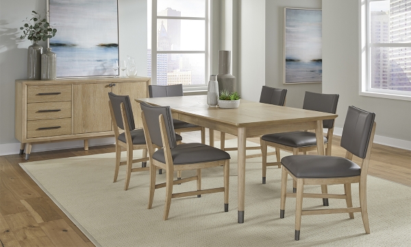 Picture of Franklin Light Oak 7-Piece Dining Set
