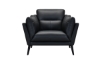 Picture of Franz Black Leather Chair