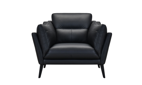 Picture of Franz Black Leather Chair