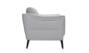 Picture of Franz Gray Leather Loveseat