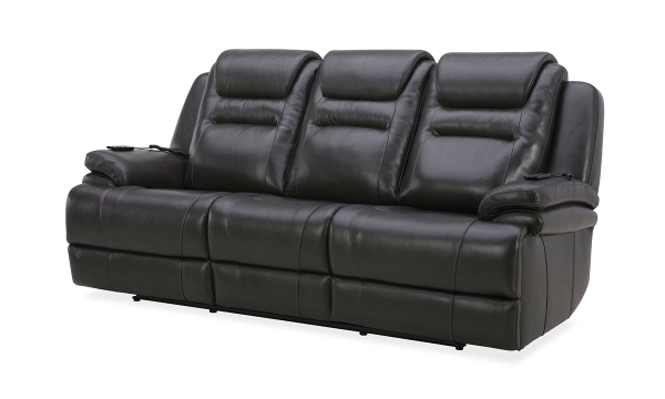 Picture of Keaton Chocolate Leather Power Sofa