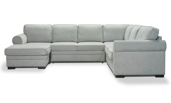 Picture of Prospect Pebble 3-Piece Left Storage Chaise Sleeper Sectional