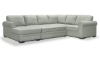 Picture of Prospect Pebble 3-Piece Left Storage Chaise Sleeper Sectional