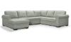 Picture of Prospect Pebble 3-Piece Left Storage Chaise Sleeper Sectional
