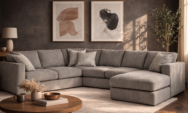 Picture of Haven Steel 4-Piece Right Chaise Sectional