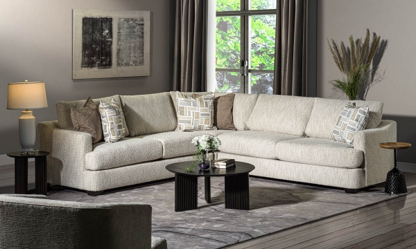 Picture of Hamilton Pewter 3-Piece Sectional