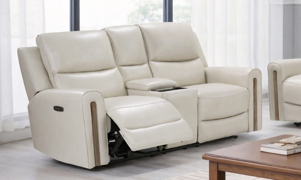 Picture of Leather Triple Power Loveseat