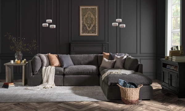 Picture of Elite Charcoal 5-Piece Modular Sectional