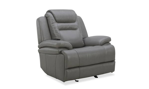 Picture of Keaton Gray Leather Power Glider Recliner