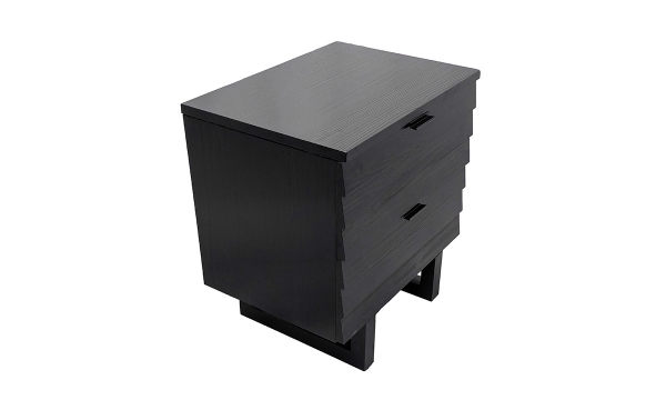 Picture of Rio Black 2-Drawer Nightstand