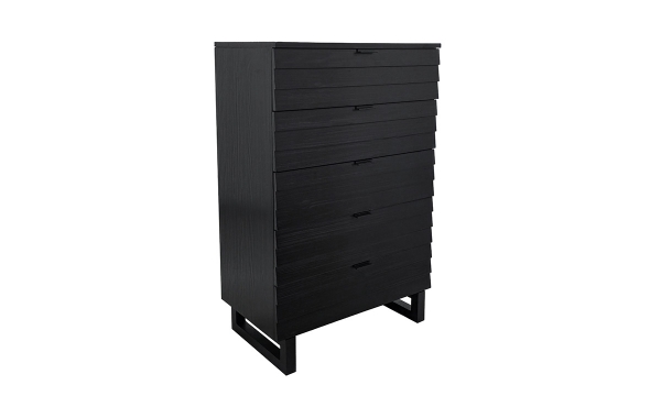 Picture of Rio Black 5-Drawer Chest