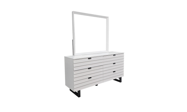 Picture of Rio White 6-Drawer Dresser