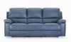 Picture of Dream Dayflower Leather Power Sofa