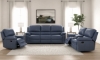 Picture of Dream Dayflower Leather Power Loveseat