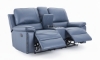 Picture of Dream Dayflower Leather Power 3-Piece Sofa Set
