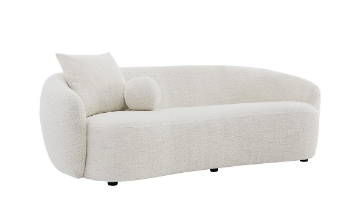 Picture of Heidemaria White Curved Arm Sofa