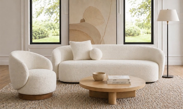 Picture of Heidemaria White 2-Piece Sofa Set