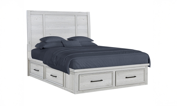 Picture of Dominic Gray Queen Sleigh Bed