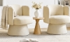 Picture of Heidemaria White Boucle Sofa and Sand Chair